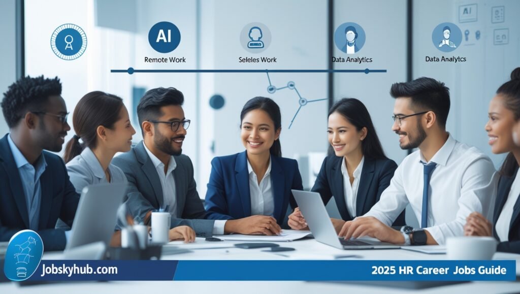 HR professional working remotely on a laptop from home