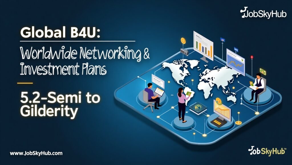 B4U Global Investment Plan showing upward growth trend - secure wealth management for beginners and experts